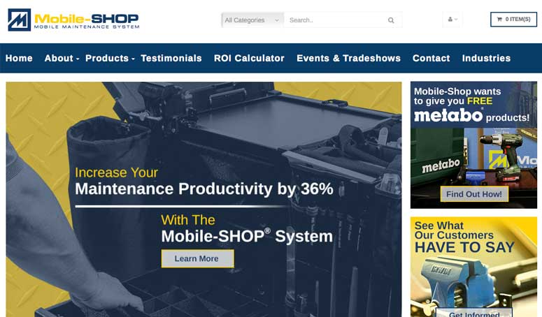 Design and Development Ecommerce System for Mobile Shop by Industrial Traffic
